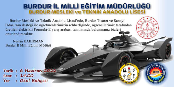 Lise öğrencilerinden formula-e aracı