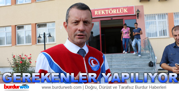 Rektör Saatcı; ”Gerekenler yapılıyor”