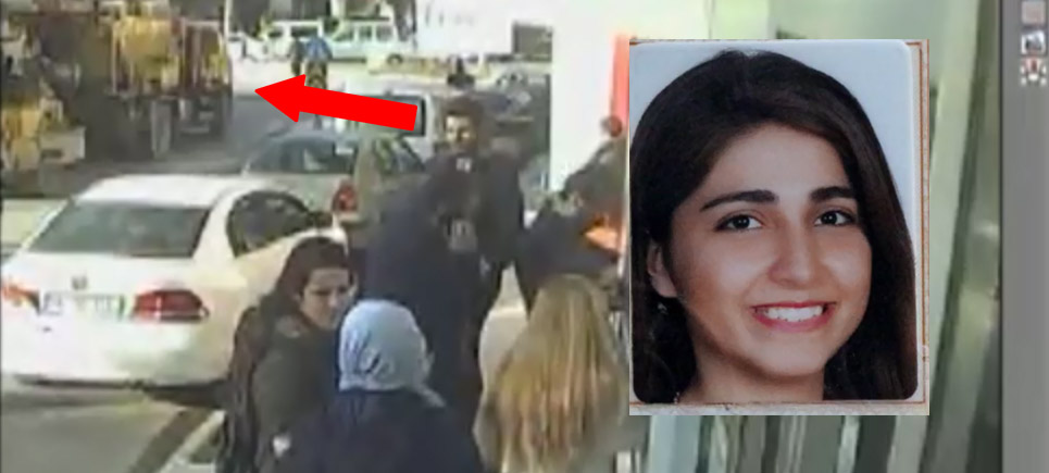 MAKÜ’lü Gizem’in kazası güvenlik kamerasında