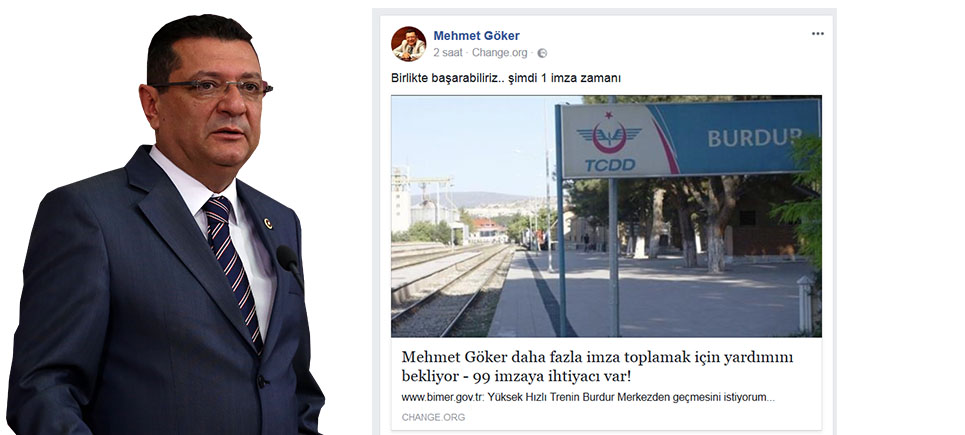 Milletvekili Göker, sanal imza kampanyası başlattı