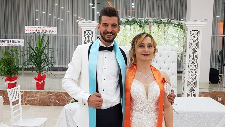 Gökhan ve Gül dünya evine girdi