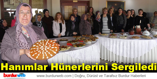 Hanımlar Hünerlerini Sergiledi