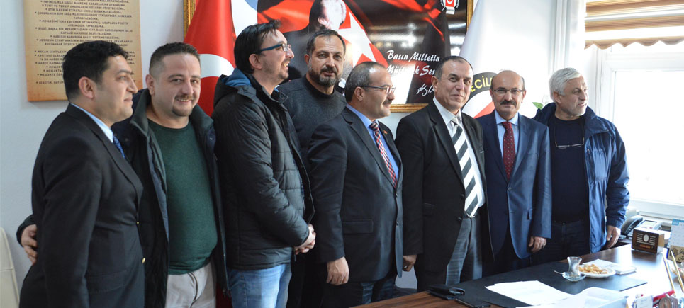 Vali Kürklü’den Burdur Gazeteciler Cemiyetine ziyaret