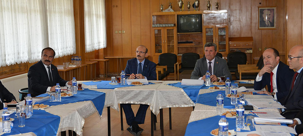 İl geneli yatırımlar masaya yatırıldı