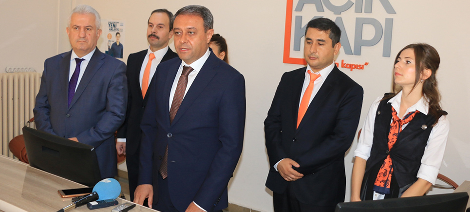 Vali Hasan Şıldak “Açık Kapı” projesini tanıttı