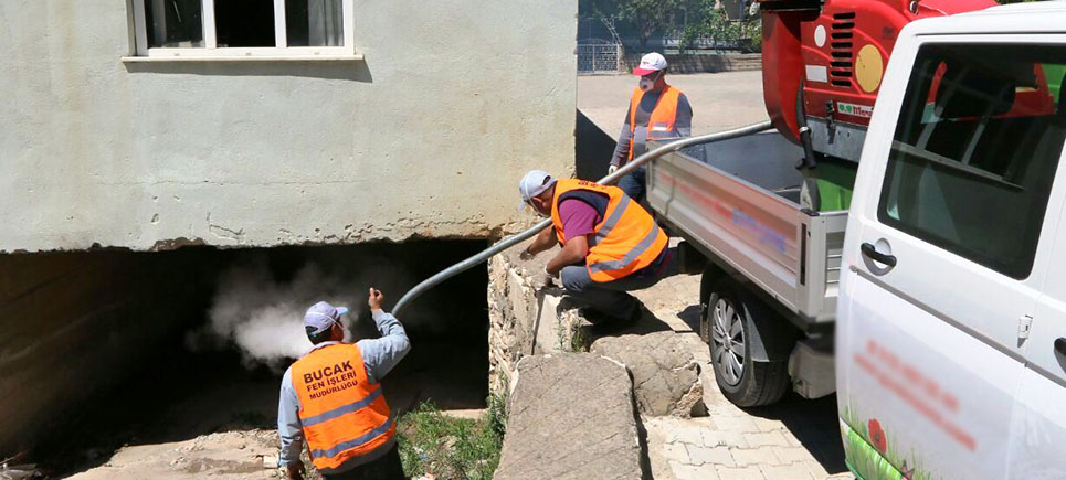 Bucak’ta sivrisinek ve haşere mücadelesine başladı