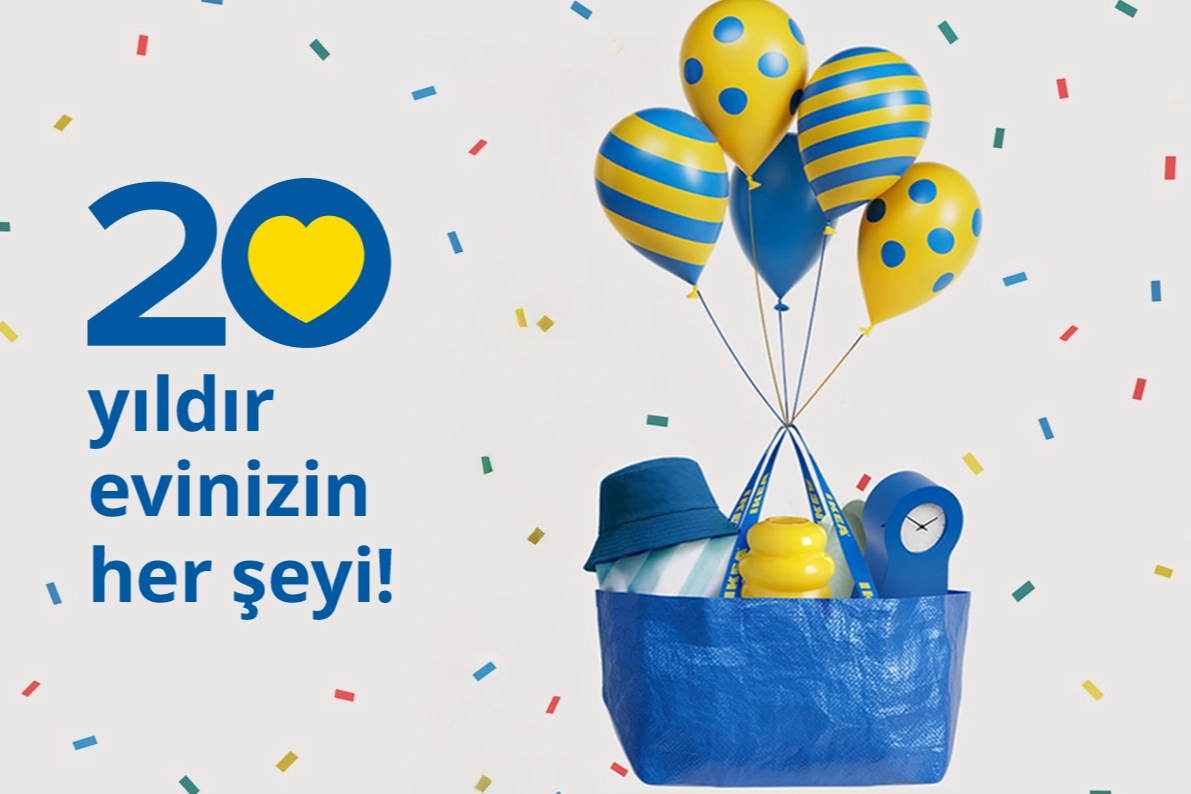 IKEA Türkiye 20. Yılını Sürprizlerle Kutluyor