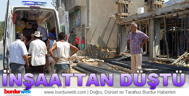 İşçi İnşaattan Düştü