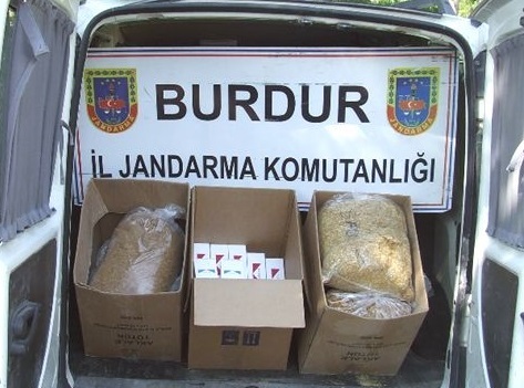 Kemer’de Jandarmadan Tütün Operasyonu