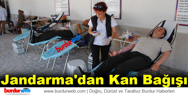 Jandarma’dan Kan Bağışı