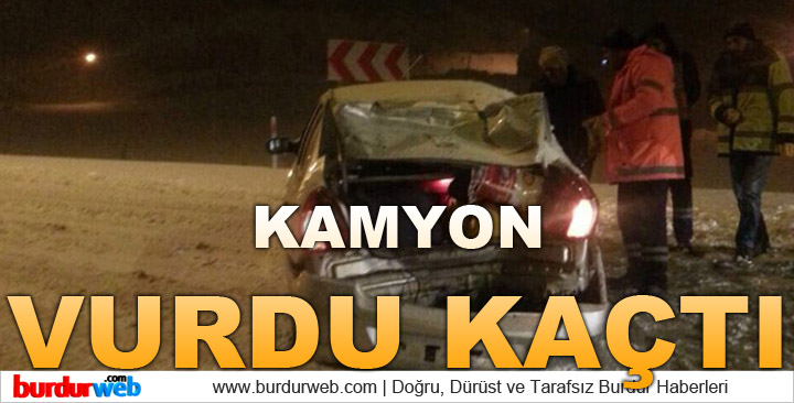 Kamyon Vurdu Kaçtı