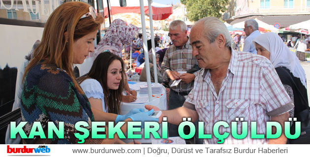 Vatandaşın Kan Şekeri Ölçüldü