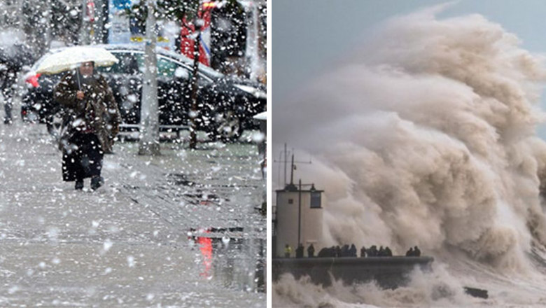 Meteorolojiden kar ve fırtına uyarısı