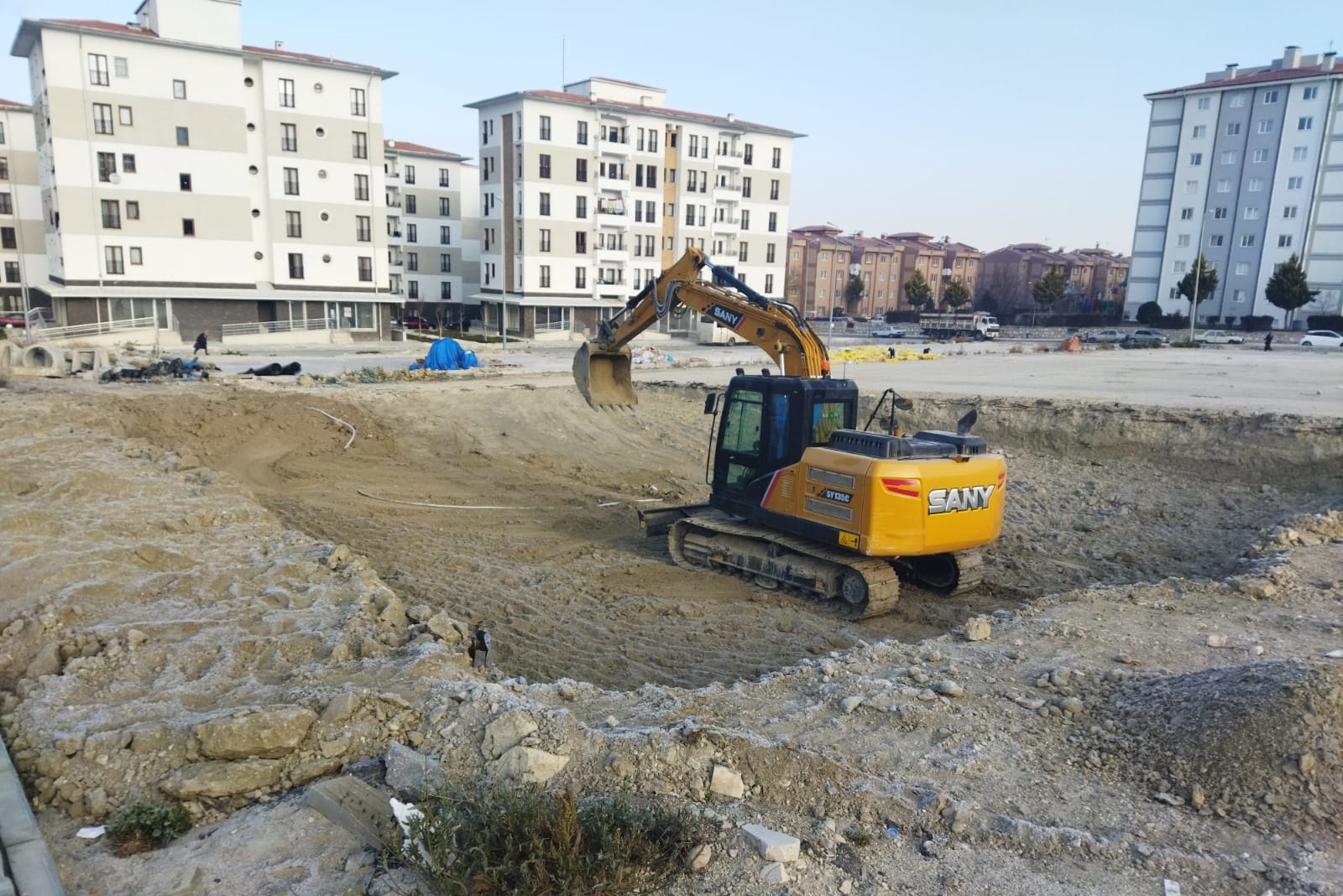 Karakol inşaatı başladı