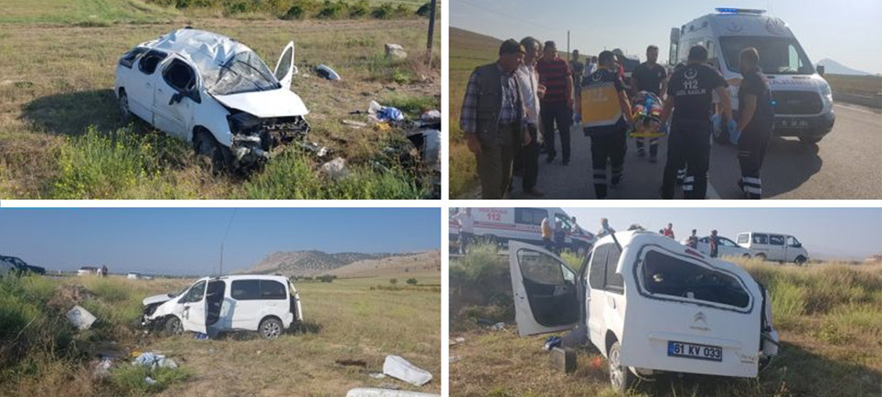 Karamanlı’da trafik kazası