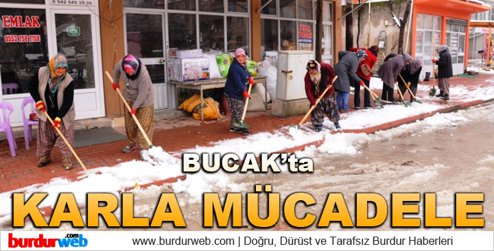 Bucak’ta Karla Mücadele