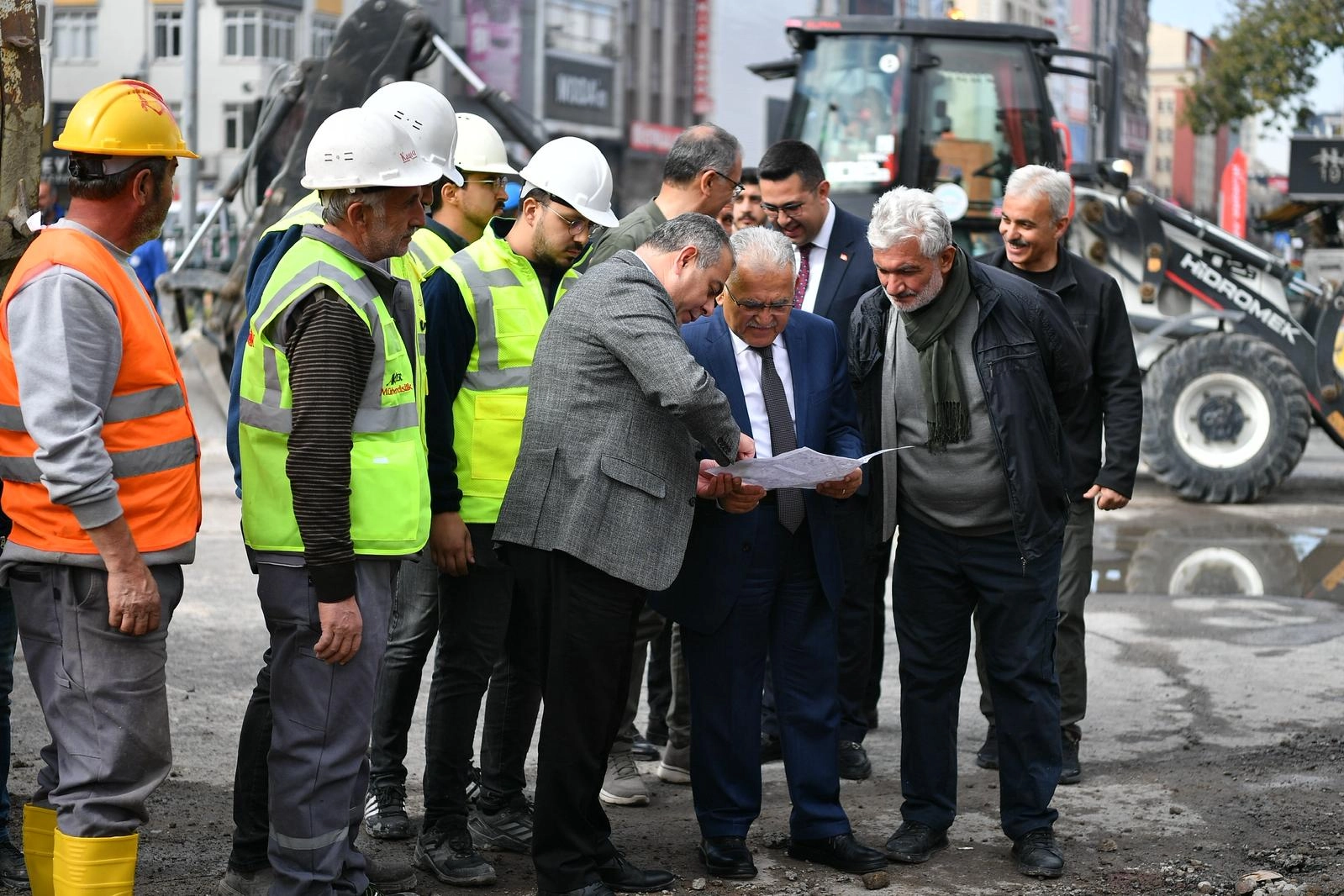 Kayseri'de Başkan 25 Milyonluk Yatırımı Yerinde İnceledi