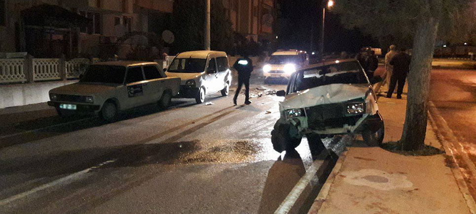 Burdur’da trafik kazası