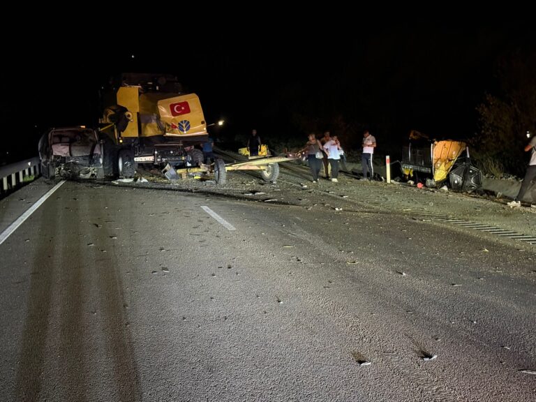 Burdur’da Zincirleme Kaza
