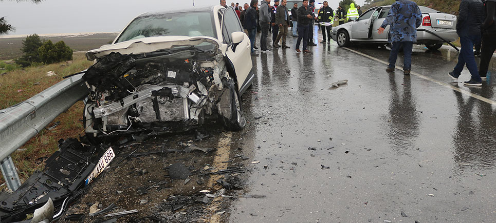 Burdur’da trafik kazası