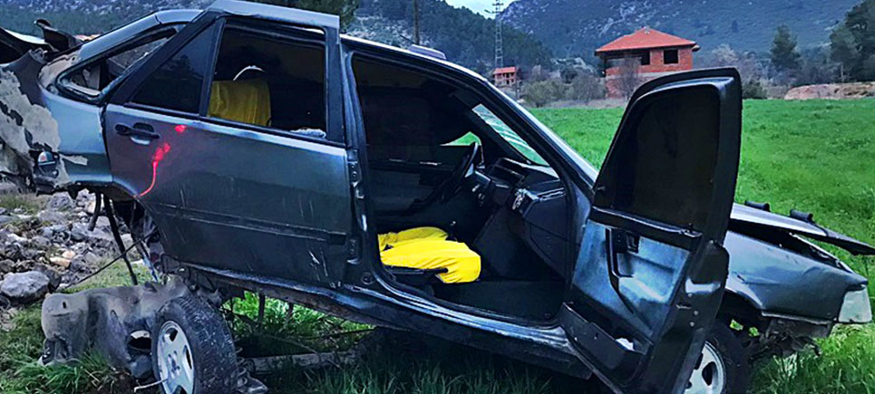 Burdur’un Bucak ilçesinde feci kaza