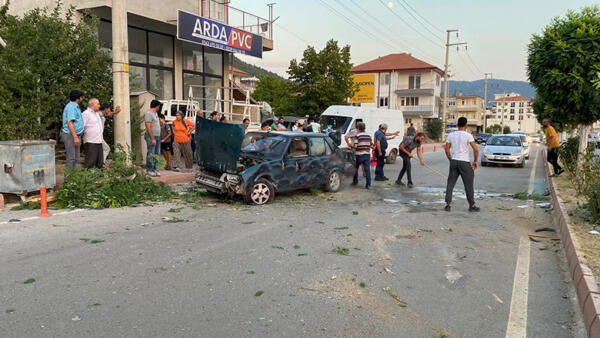 Bucak’ta trafik kazası