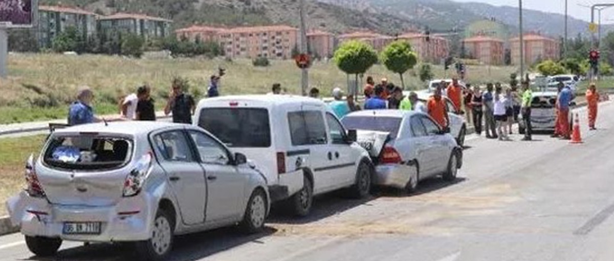 Burdur’da trafik kazası