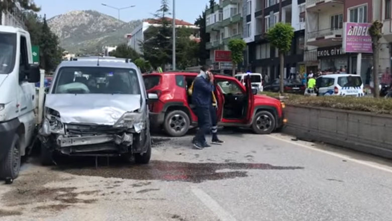 Silahlı kovalamaca kazayla son buldu