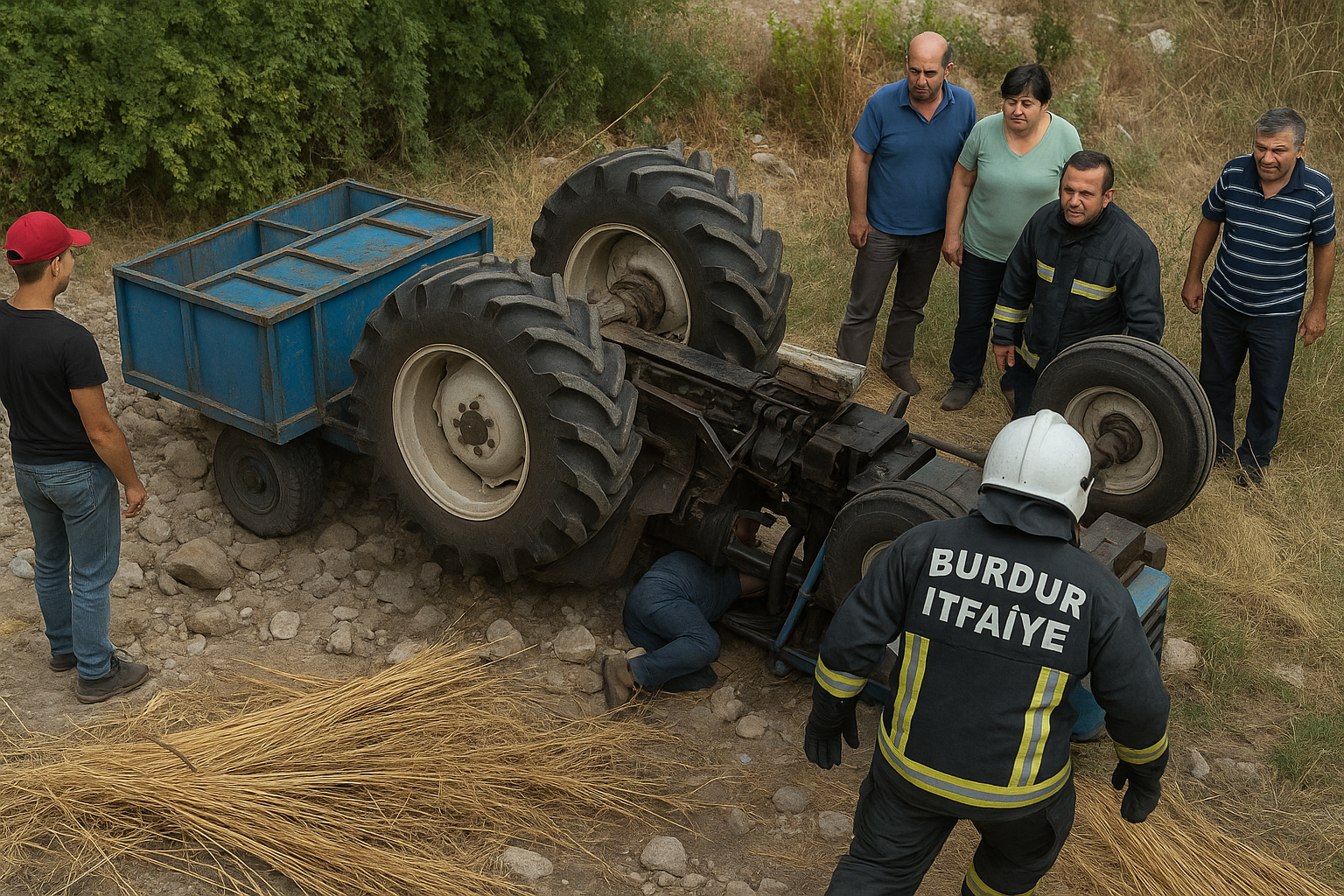 Burdur’da Traktör Kazası Can Aldı: Öğretmen Alim Coşkun Yaşamını Yitirdi