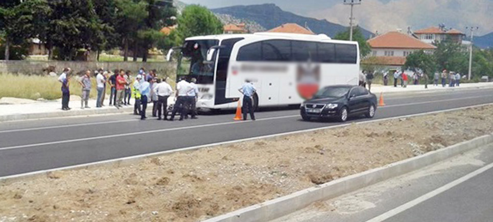 Çeltikçi’de Feci Kaza