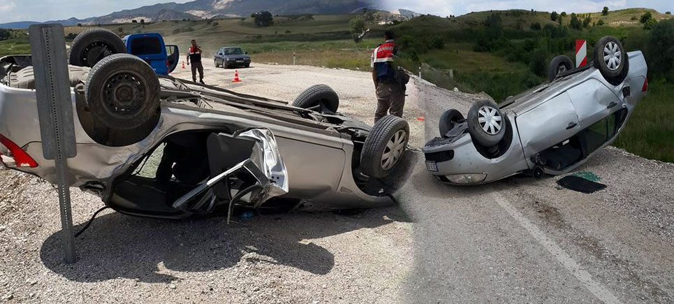 Burdur’da Trafik Kazası