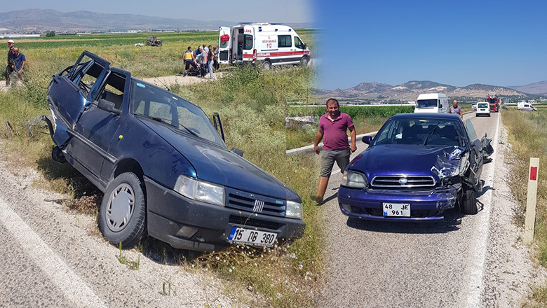 Burdur’da trafik kazası