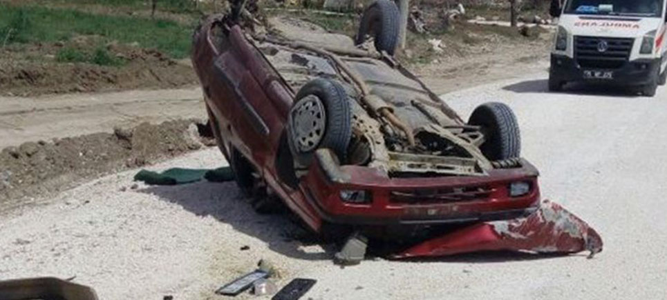 Yeşilova’da feci trafik kazası