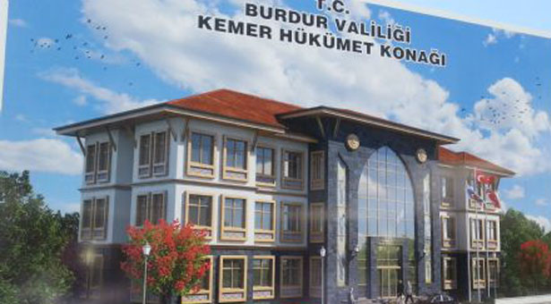 Kemer İlçesine Modern Hükümet Konağı