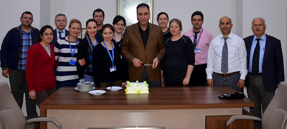 Başkan Keyik’e doğum günü sürprizi