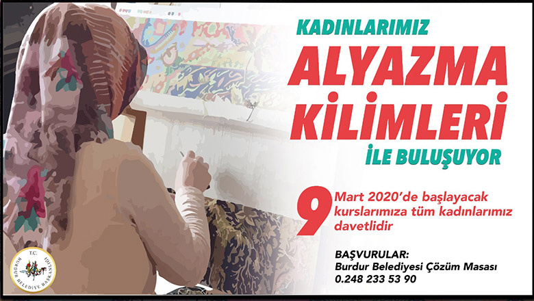 Al Yazma Kilimleri, Dokuma Kursu başlıyor