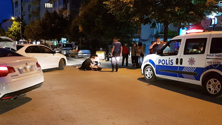 Kışla Caddesi’nde trafik kazası
