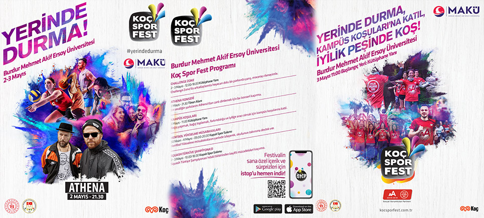 MAKÜ’de Koç Spor Fest Başlıyor