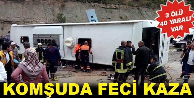 Isparta’da Feci Kaza