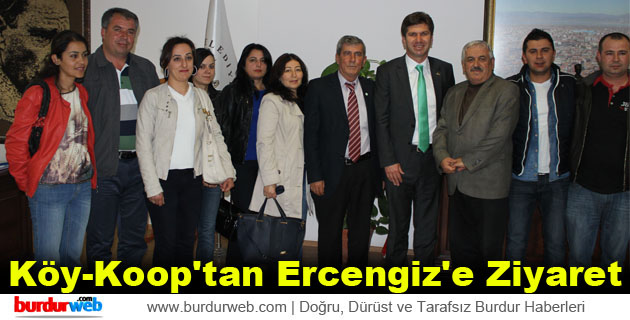 Köy-Koop’tan Ercengiz’e Ziyaret