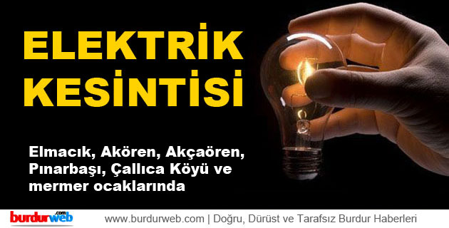 Köylerde ve Mermer Ocaklarında Elektrik Kesintisi