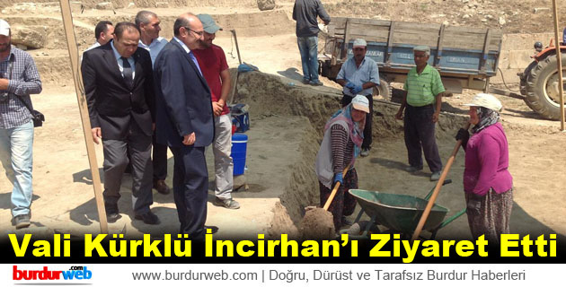 Vali Hasan Kürklü İncirhan’ı Ziyaret Etti