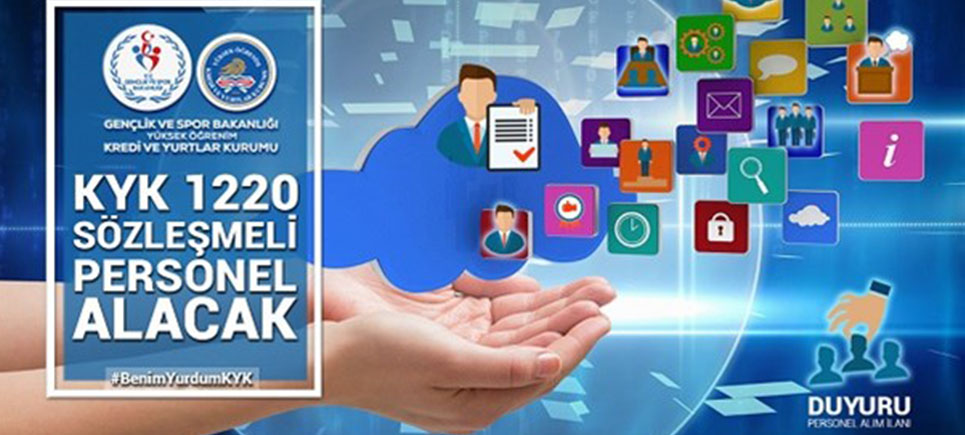 KYK 1220 Sözleşmeli Personel Alacak
