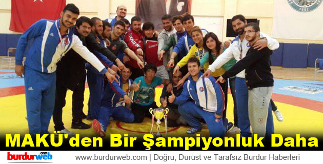 MAKÜ’den Bir Şampiyonluk Daha