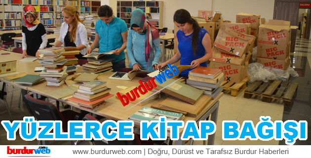 MAKÜ’ye Yüzlerce Kitap Bağışı