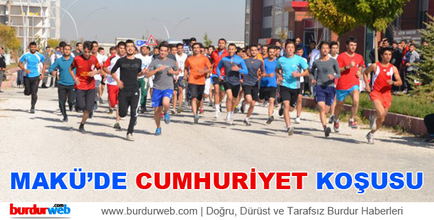 MAKÜ’de Cumhuriyet Koşusu