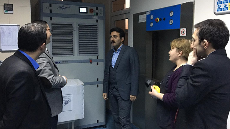 Başkan Mengi’den hastaneye özel ilgi