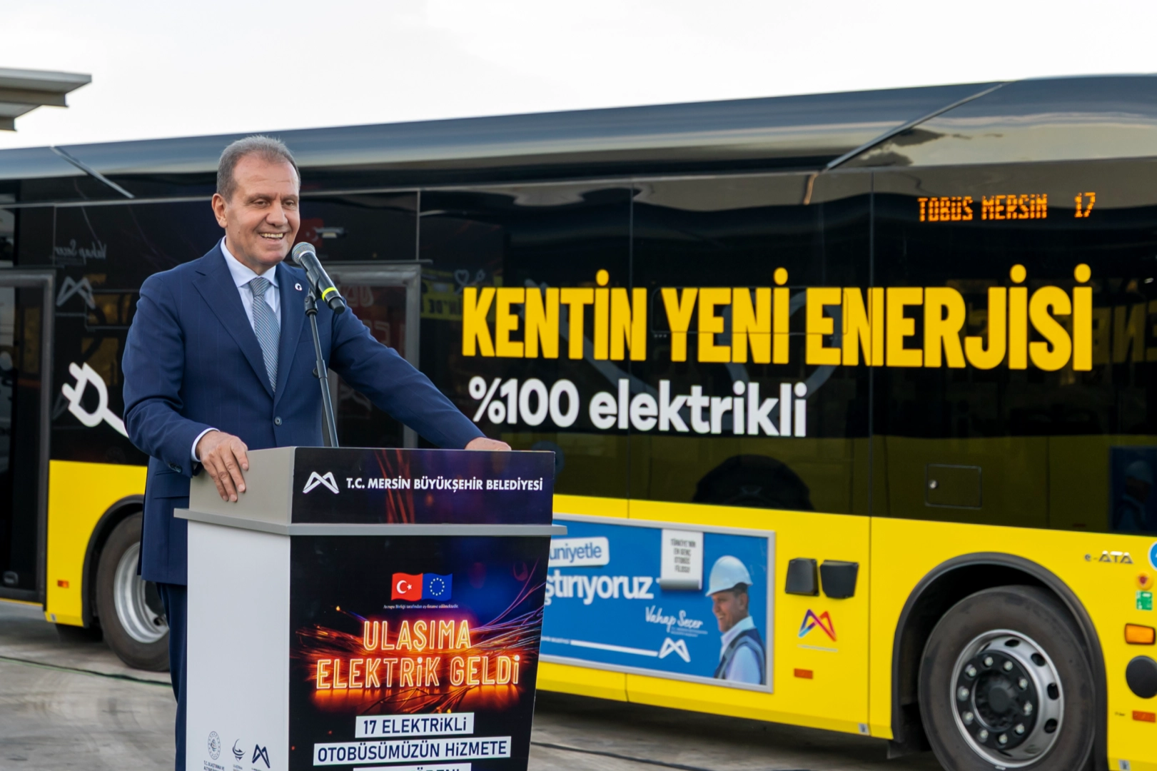 Mersin'de Elektrikli Ulaşıma Dev Yatırım
