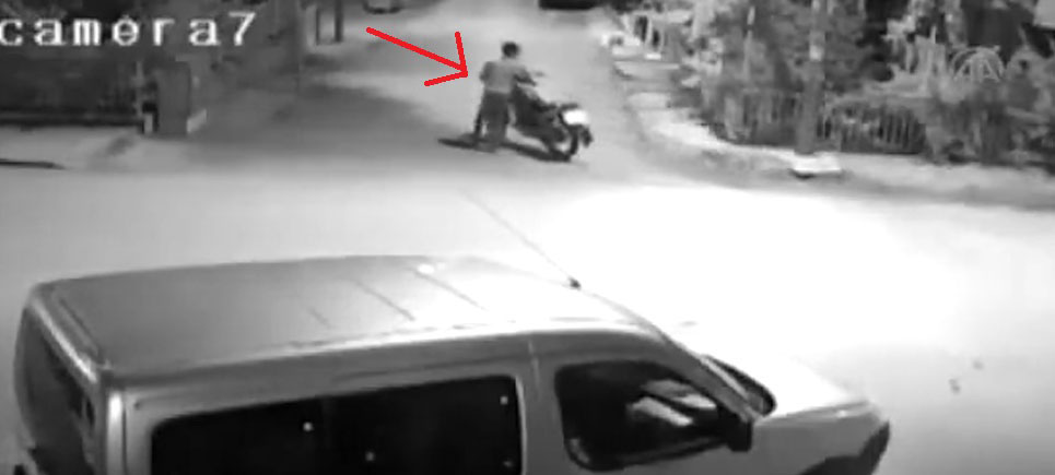 Motosiklet hırsızlığı an ve an mobesede
