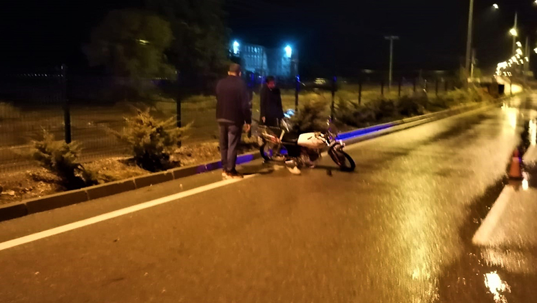 Motosiklet sürücüsü hayatını kaybetti